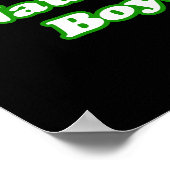 Ik wil Santa's lijst van ondeugende jongens Poster (Hoek)