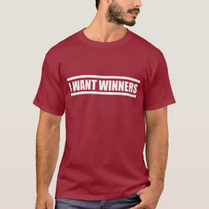 Ik wil Shirt Football Winnaars