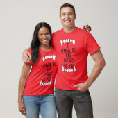 Ik wil slechte dingen met je doen t-shirt (Unisex)