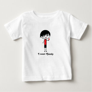 ik wil snoep emo kind shirt