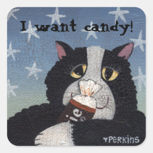 Ik wil snoep! sticker
