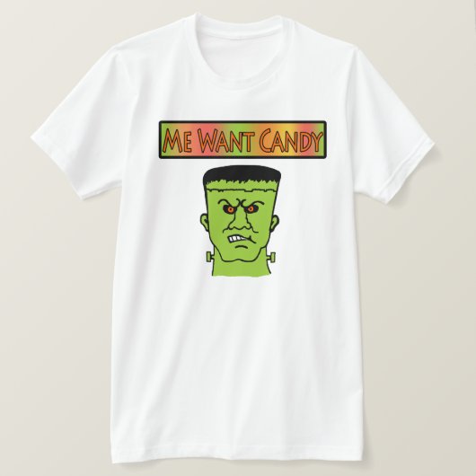 Ik wil Snoep T-shirt (Design voorkant)