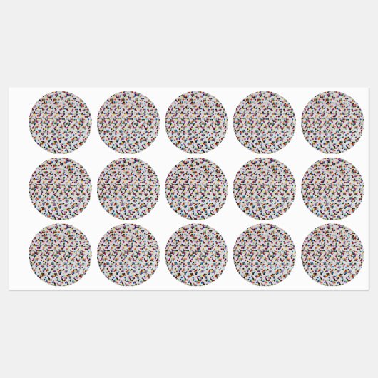 Ik wil Snoep waterdichte labels (Vel)