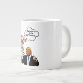 "Ik wil stemmen" Grote Koffiekop (Voorkant rechts)