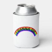 Ik wil sterven - Regenboog Blikjeskoeler (Blikje Voorkant)