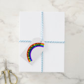Ik Wil Sterven - Regenboog Cadeaulabel (Met Touw)