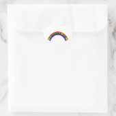 Ik wil sterven - Regenboog Hart Sticker (Tas)