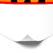 Ik wil sterven - regenboog lachende zon perfect poster (Hoek)