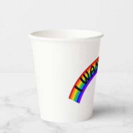 Ik Wil Sterven - Regenboog Papieren Bekers