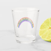 Ik Wil Sterven - Regenboog Shot Glas (Achterkant)