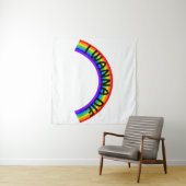 Ik wil sterven - Regenboog Wandkleed (In Situ (horizontaal))