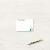 Ik wil... sticky note pads pack (Op bureau)