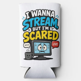Ik Wil Streamen Maar Ik Ben Bang Gamer Seltzer Blikjeskoeler