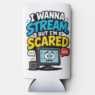 Ik Wil Streamen Maar Ik Ben Bang Gamer Seltzer Blikjeskoeler