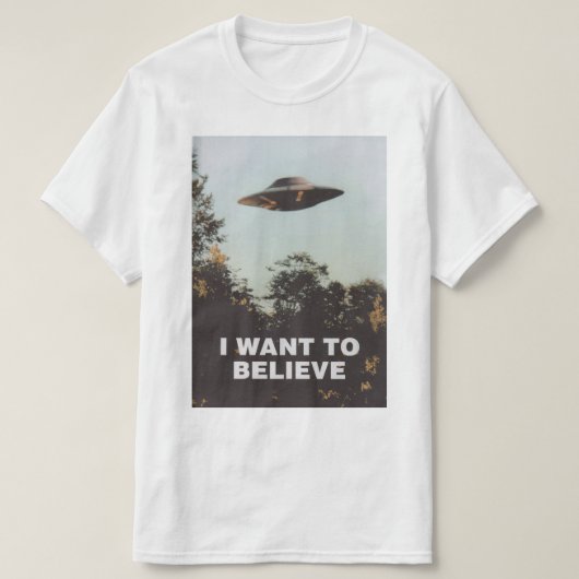 Ik wil T-shirt geloven (Design voorkant)