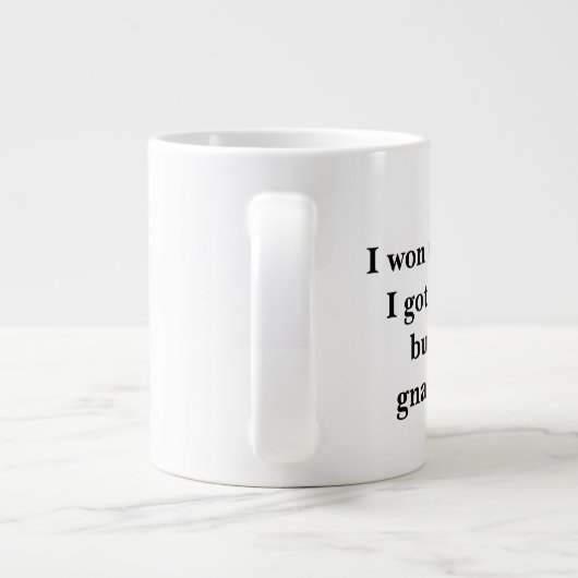 Ik wil therapie maar Mok (Achterkant)