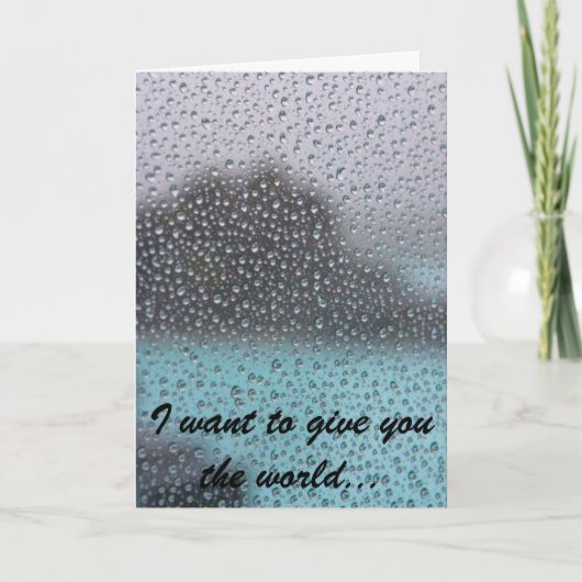 Ik wil u de wereld… kaart (Voorkant)