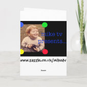 Ik wil u helemaal over Wenskaart kussen Kaart (Achterkant)