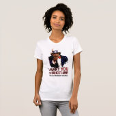 Ik wil u - Obama Politiek Dames T-shirt (Voorkant volledig)