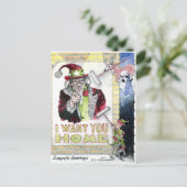 Ik wil u thuis briefkaart (Staand voorkant)