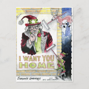 Ik wil u thuis briefkaart