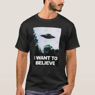 Ik wil UFO geloven T-shirt