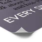 Ik wil van je houden elke dag Poster (Hoek)