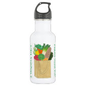 Ik wil vers worden met je kruidenierswinkel waterfles  (Voorkant)