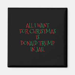 Ik wil voor Kerstmis Donald Trump in de gevangenis Magneet