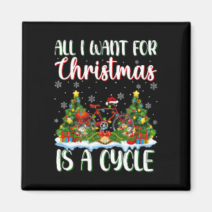 Ik wil voor Kerstmis is een cyclus kerstboomlichte Magneet