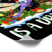 Ik wil voor Kerstmis is een libel kerstboom licht Poster (Hoek)