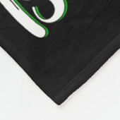 Ik wil voor Kerstmis is een softbal kerstboom lich Fleece Deken (Hoek)