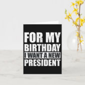 Ik wil voor mijn verjaardag is een nieuw President Kaart (Gele Bloem)