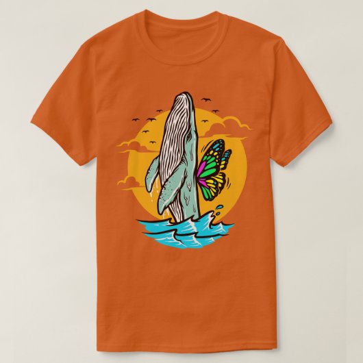 Ik wil vrije walvis t-shirt (Design voorkant)