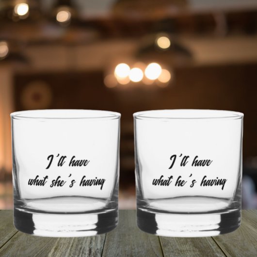 Ik wil wat hij/ zij heeft Grappig Whisky Glas