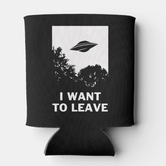 Ik wil weg blikjeskoeler (Achterkant)