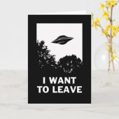 Ik wil weg kaart (Gele Bloem)