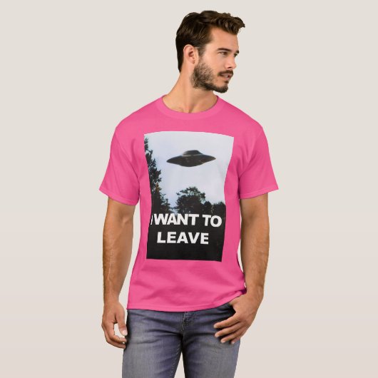 Ik wil weg t-shirt (Voorkant volledig)