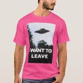 Ik wil weg t-shirt (Voorkant)