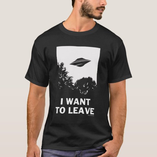 Ik wil weg t-shirt (Voorkant)