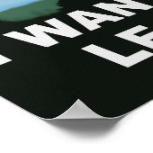 Ik wil weg zijn, aliens poster, beroemde tv poster (Hoek)