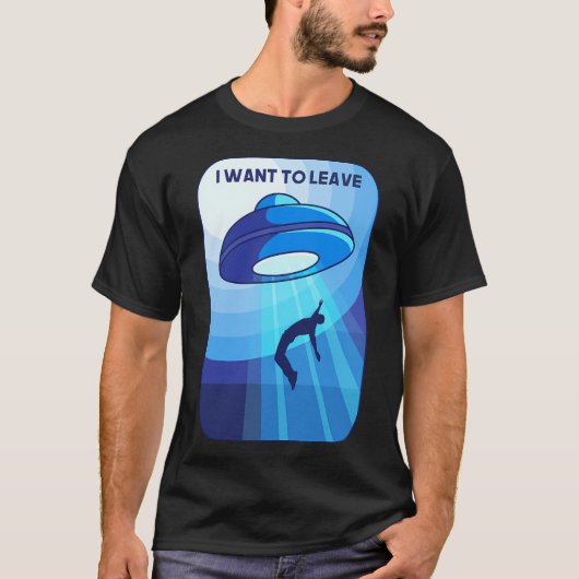 Ik Wil Weggaan T-shirt (Voorkant)