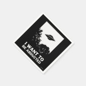 Ik wil worden ontvoerd servet (Hoek)