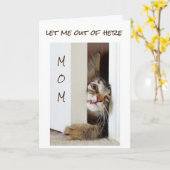 IK WIL ZEGGEN **HOOG BIEDDAY MOM** KAART (Gele Bloem)