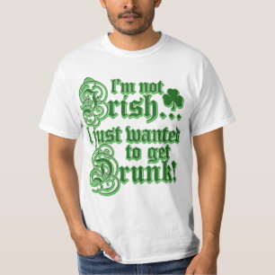 Ik wilde alleen DRINK worden T-shirt