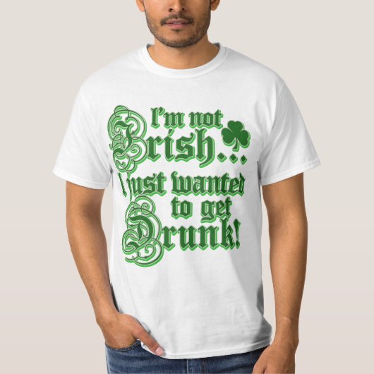 Ik wilde alleen DRINK worden T-shirt (Voorkant)