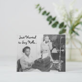 Ik wilde alleen Hallo Briefkaart zeggen (Staand voorkant)