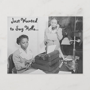 Ik wilde alleen Hallo Briefkaart zeggen