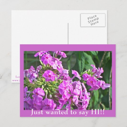 Ik wilde alleen maar zeggen. Briefkaart (Voorkant / Achterkant)