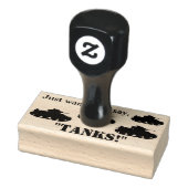 Ik wilde alleen maar zeggen: "Tanks!" Stamp Rubberstempel (Stempel)